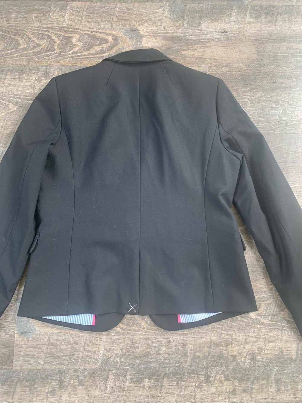 J.Crew Dark Academia Classic Black Women's Blazer - Tailored Two-Button Jacket - Picture 10 of 10